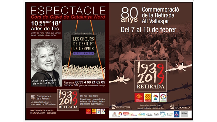 Aquest cat de setmana continuen els actes de commemoració dels 80 anys de la Retirada