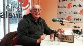 Degustació de l'oli de Nadal del Mas Boutet amb en Gildas Girodeau als estudis de Ràdio Arrels!
