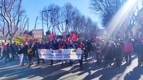 REPORTATGE ÀUDIO  -Manifestació a Perpinyà contra el projecte de reforma de la jubilació
