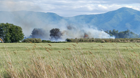 Tramuntana i sequera: 2 incendis ahir a Sant Cebrià i a Sant Andreu de Sureda