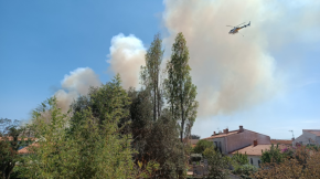Un violent incendi al Soler aquest divendres 11 d'agost