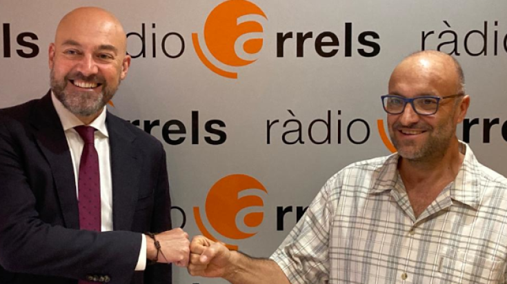 Saül Gordillo i ALbert Noguer, els directors de Catalunya Ràdio i Ràdio Arrels