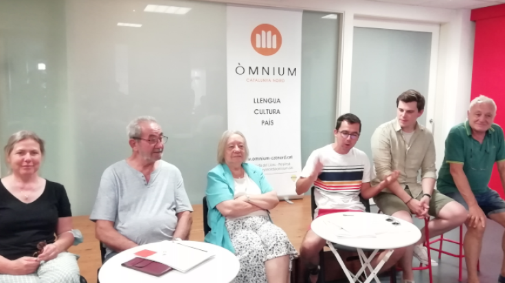 Els 6 membres de la nova mesa d'Òmnium Catalunya Nord